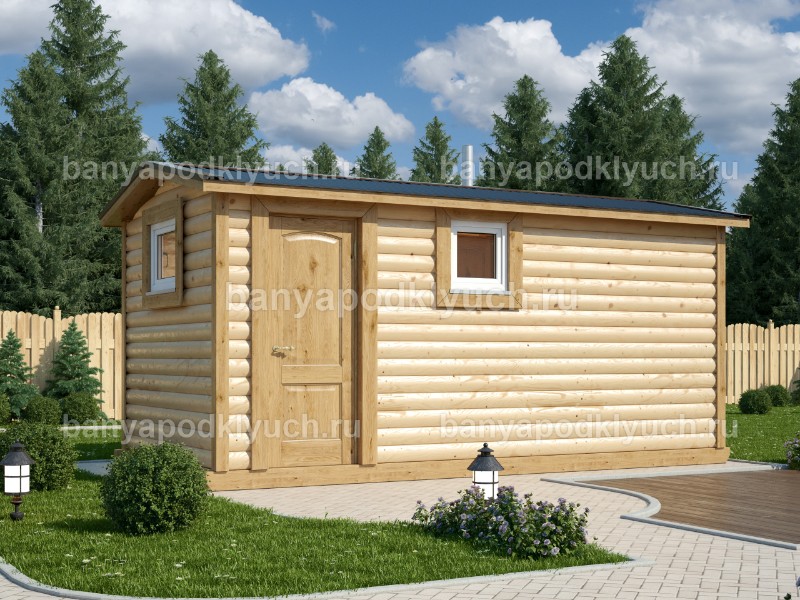 Баня мобильная